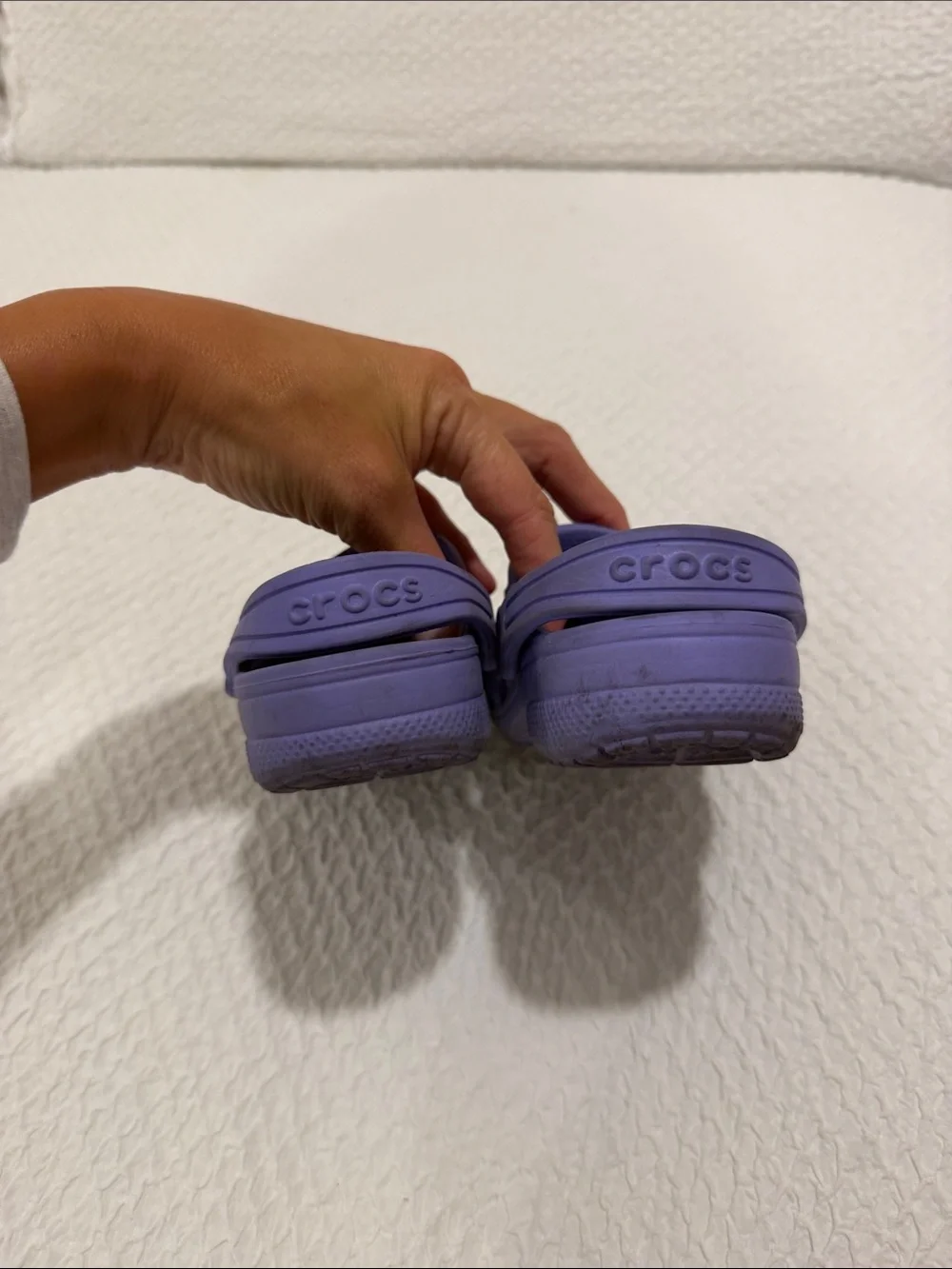 CROCS Kids Purple Classic Clogs with Fun Jibbitz